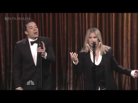 Barbra Streisand & Jimmy Fallon Duet - somebody who, good!