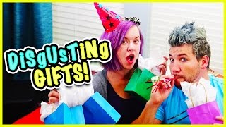 🎂WORST BIRTHDAY PRESENT EVER CHALLENGE🎂PARENTS EDITION | SMELLY BELLY TV