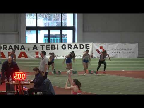 60m [Ž], KVALIFIKACIJE, 5 skupina - Dvoransko PH za mlađe juniore i juniorke 2025