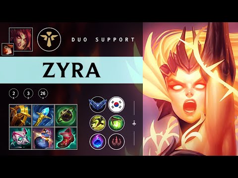 Zyra Support vs Leona - KR Diamond Patch 25.23