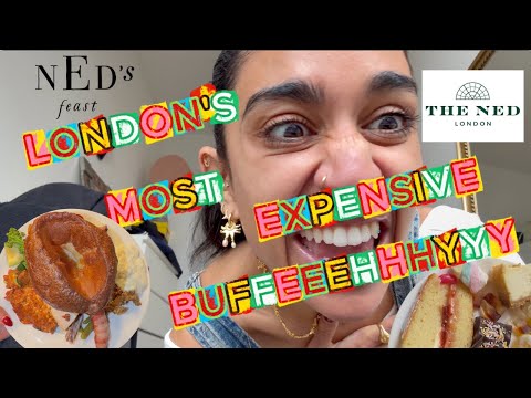 Trying the NED’s all you can eat £175 buffet! Unlimited lobster & sunday roast in London? lol sure