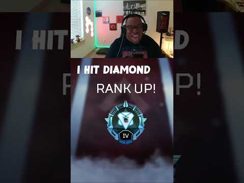 CONSOLE PLAYER REACTS TO HITTING DIAMOND IN PC LOBBIES