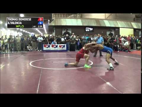 74 kg R1 - Thomas Domerese (Air Force WC) vs Anthony Valencia (Sunkist Kids)