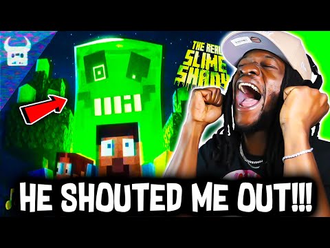 HE SHOUTED ME OUT! MINECRAFT SLIME RAP - "The Real Slime Shady" [VERSION A]