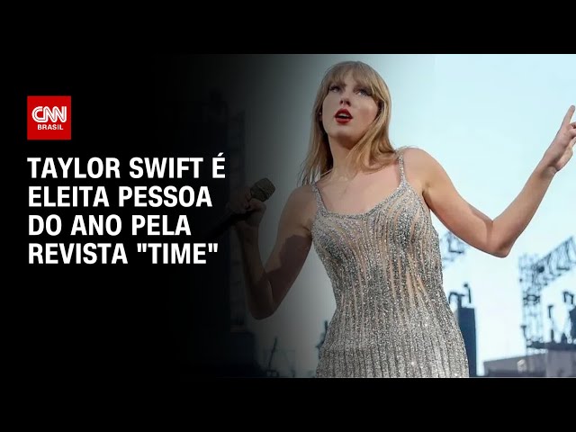 Taylor Swift é eleita pessoa do ano pela revista "Time" | CNN PRIME TIME
