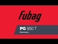 Мотопомпа бензиновая FUBAG PG 950T - видео №1