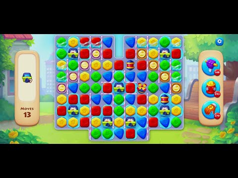 TOWNSHIP   Colorful Puzzle  Match -3  game level # 5720