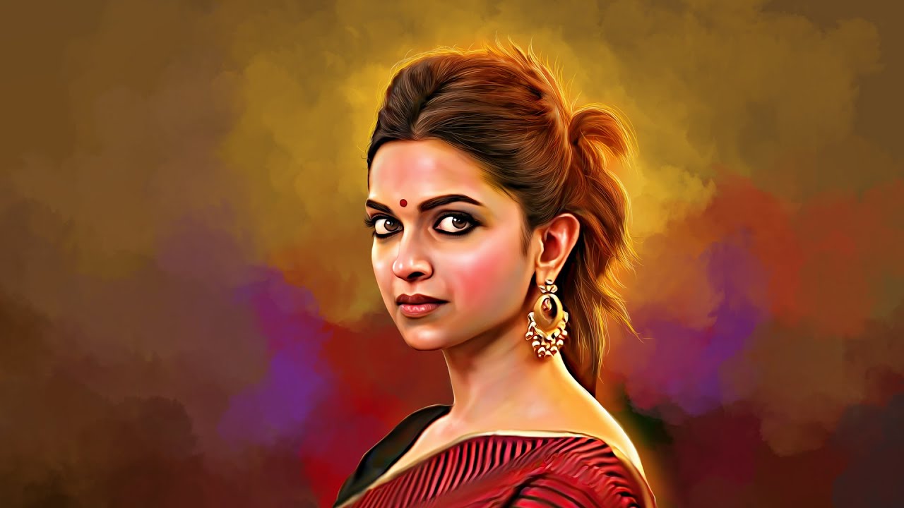 Top 5 Tips for Painting Portraits Deepika Padukone | Artisa 23