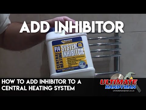 How to add inhibitor to a central heating system