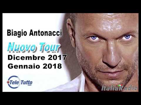 Biagio Antonacci 15 Dic Mandela Forum Firenze 16 Dic 105 Stadium Rimini 19 Dic 105 Stadium Genova