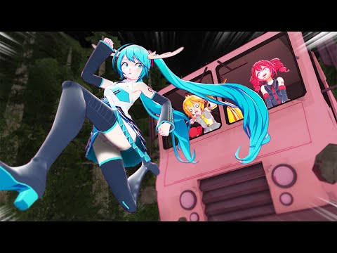 [SFM] Teto Runs Over Miku