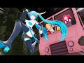 SFM Teto Runs Over Miku