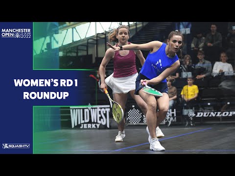Squash: Manchester Open 2022 - Women's Rd 1 Roundup