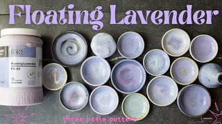 Amaco Glaze Review: Floating Lavender Glaze Combo Ideas