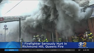 Firefighter Seriously Injured In Richmond Hill, Queens Blaze