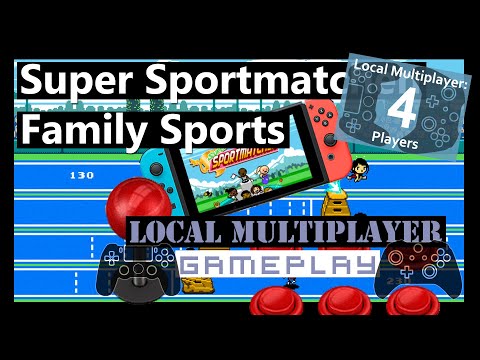 Super Sportmatchen 4 Player Local Multiplayer Nintendo Switch - Gameplay