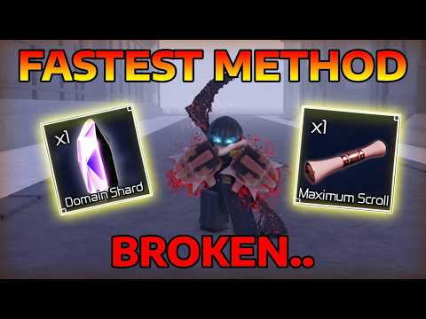 The FASTEST Way To Farm Domain Shards and Max Scrolls in Jujutsu Infinite!