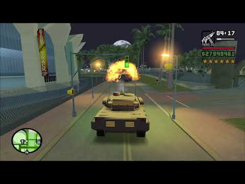 GTA San Andreas | 6 Star Wanted Level Rampage!