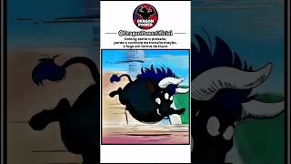 🇧🇷 Não aguentou e teve que fugir, esse Rabicó 🐂 | Dragon Ball | 4K | #anime #dragonball #goku