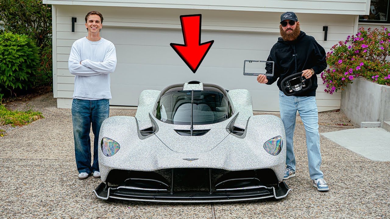 Bedazzled Aston Martin Valkyrie Spider by CrystalNinja for SuperCar Ron