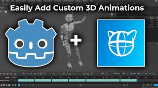 Godot + Cascadeur: Custom 3D Animations Made Easy (AI-Enhanced)