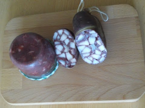 Berliner Preßwurst Wurstherstellung Wurst Video