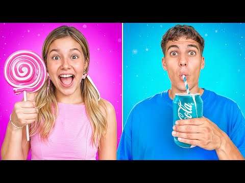 24 HOURS EATING A SINGLE COLOR FT @KevinnBenedetti