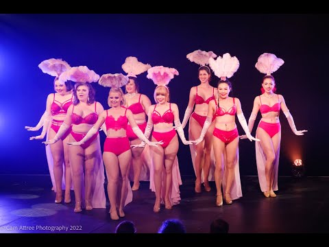 Showgirl Burlesque students perform Love Is In The Air - The Bombshell Burlesque Academy