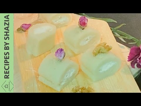 Halawet El Jibn (Sweet Cheese Rolls) - How to make Arabic Dessert with Cheese with Cream