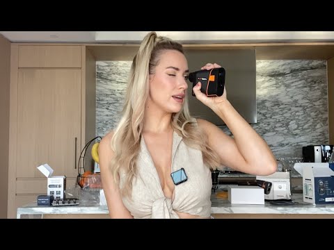 Golfer Paige Spiranac Unboxes Rangefinder and Explains Why She's Excited About Golf Again