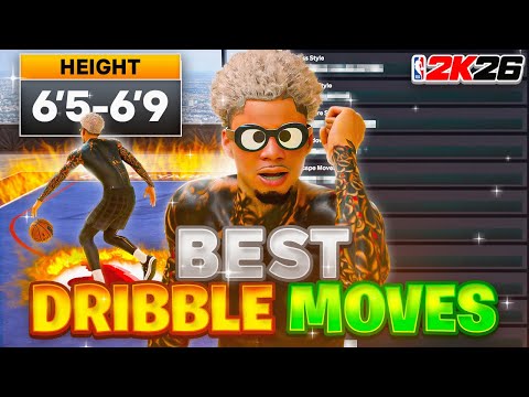 FASTEST DRIBBLE MOVES & COMBOS FOR BUILDS 6'5-6'9 in NBA 2K26! BEST DRIBBLE MOVES & ANIMATIONS 2K26!