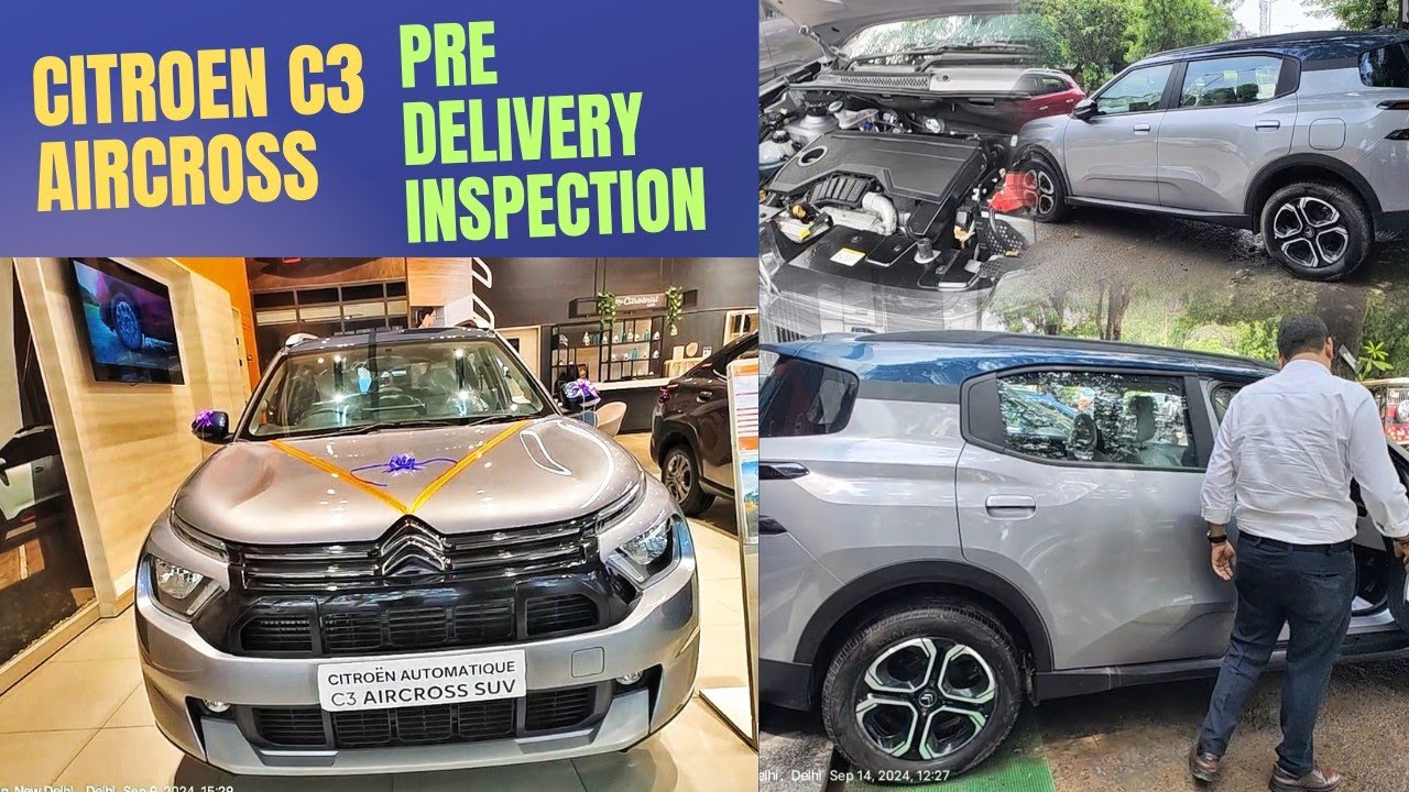 My First NEW CAR Citroen C3 Aircross MAX I Pre-delivery inspection Day #car #dream #trending #fun