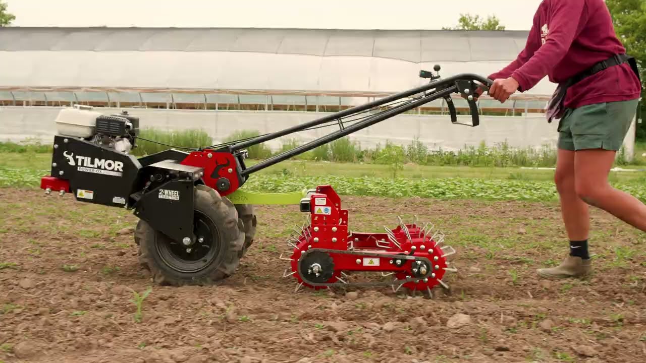 Basket Weeding With A Walk Behind Tractor – Tilmor WORKS!
