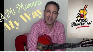 My way / A mi manera por RUMBAS- Siempre Así, TUTORIAL ACORDES EXACTOS de su directo 20 años