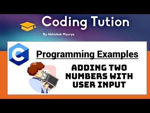 C Programming Adding Two Numbers With User Input Coding_tution