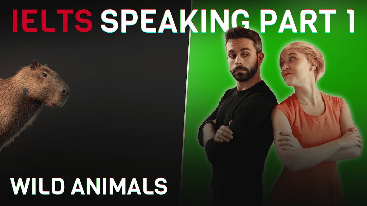 Model Answers and Vocabulary | IELTS Speaking Part 1 | Wild animals 🦘