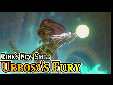 Urbosa gave her POWER to Link - Urbosa's Fury - Link's New Skill - The Legend of Zelda BOTW