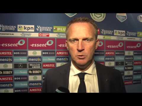 Reactie Van den Brom na FC Groningen - AZ
