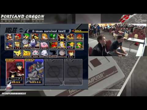 Bench (Marth) vs. Bird (Falco, Luigi) | SSBM LR2 | SSN6
