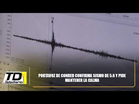 Portavoz de CONRED confirma sismo de 5.6 y pide mantener la calma