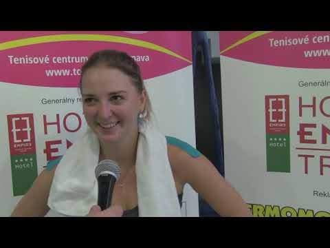 Vivien Juhaszová po vítězství v 1. kole EMPIRE Women's Indoor 2018