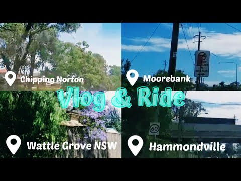 Ride from Wattle Grove to Chipping Norton NSW Australia