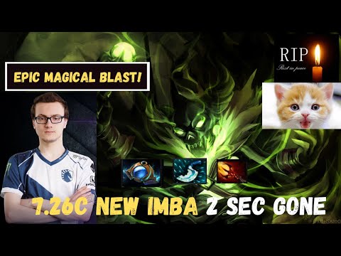 7.26C MIRACLE EPIC MAGICAL BLAST PUGNA 2 Sec Deleted Everyone in GAME !!! Best Cancer Hero Dota 2