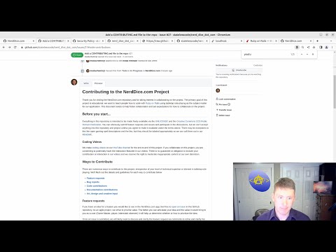 Add a CONTRIBUTING.md File to the Project to Help with Collaboration