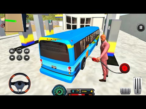 Real Uphill Offroad Bus Games 2026 | Public Transport Bus Driving Video Game | Android Gameplay