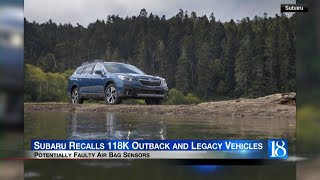 Subaru recalls 118k Outback and Legacy vehicles