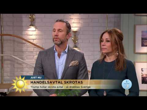 Trump hotar skrota avtal – så drabbas Sverige - Nyhetsmorgon (TV4)