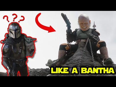 Boba Fett likes to ride his Rancors Like A Bantha