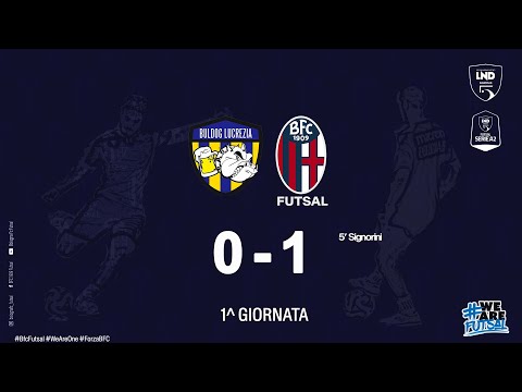 Highlights Serie A2 - 1a Giornata - Buldog TNT Lucrezia - Bfc 1909 Futsal