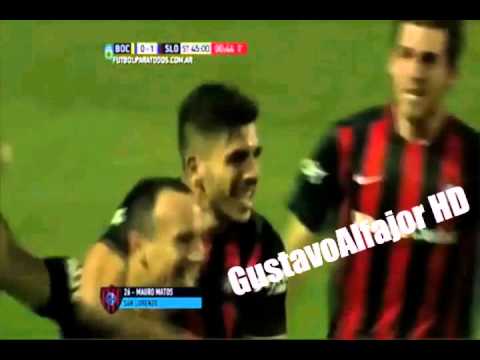 Gol de Matos Boca 0   San Lorenzo 1 Fecha 23 Primera División 2015 FPT